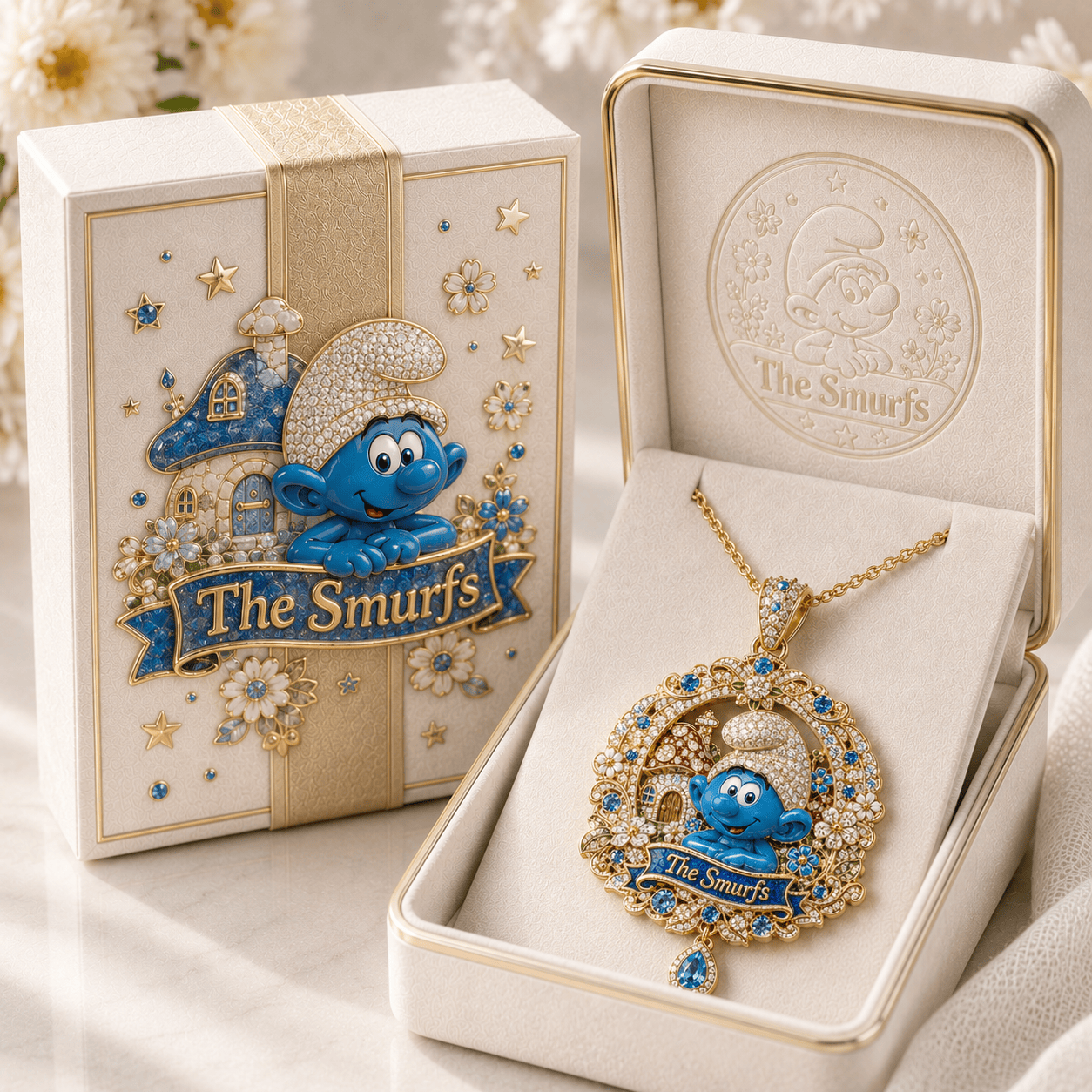 TSM Solid Gold Chain with Diamond Pendant PDL