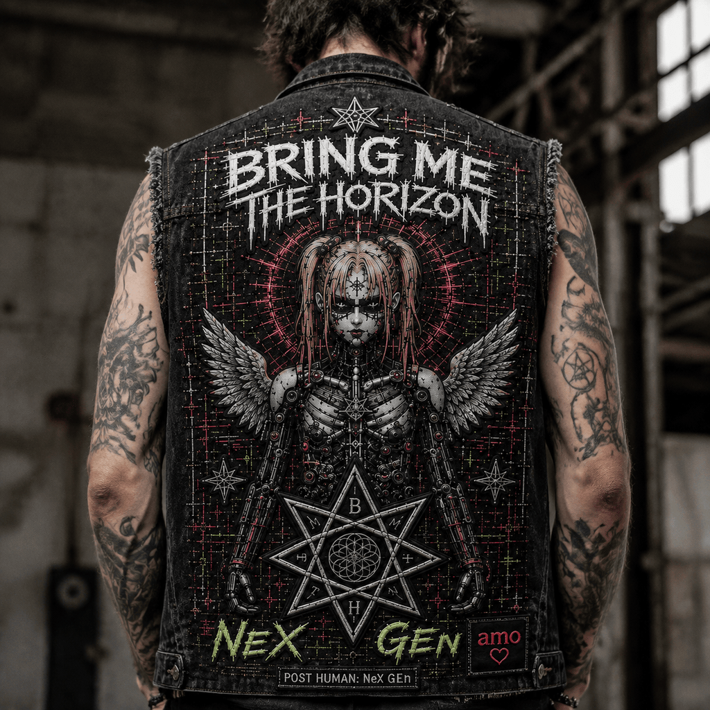 BMTH PREMIUM DENIM VEST NVH