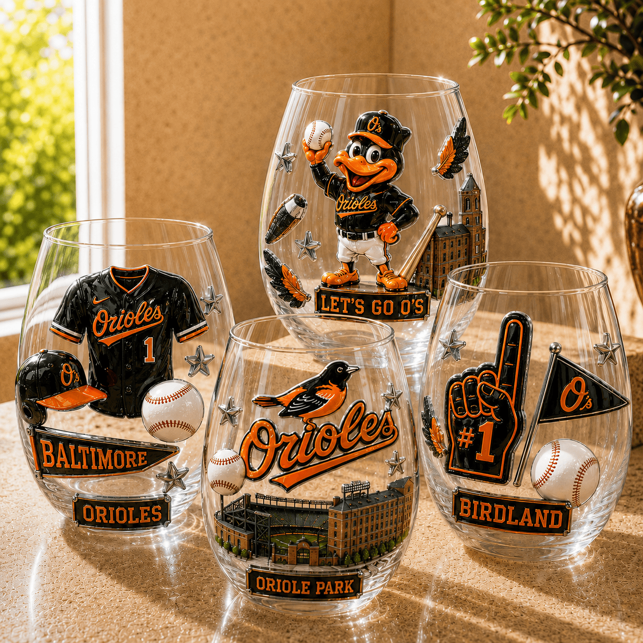 Premium BTMO Wine Glass Cup TMH