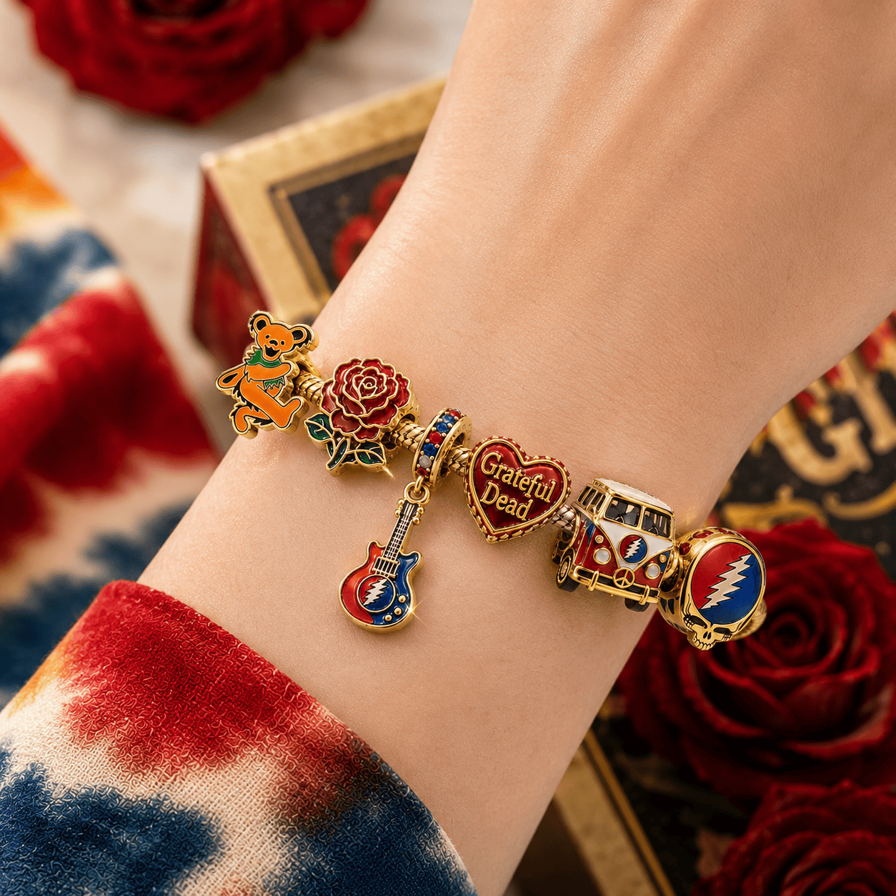 GRFD Gold Charm Bracelet Set BMD