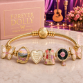 DLPT Gold Charm Bracelet Set NHVH