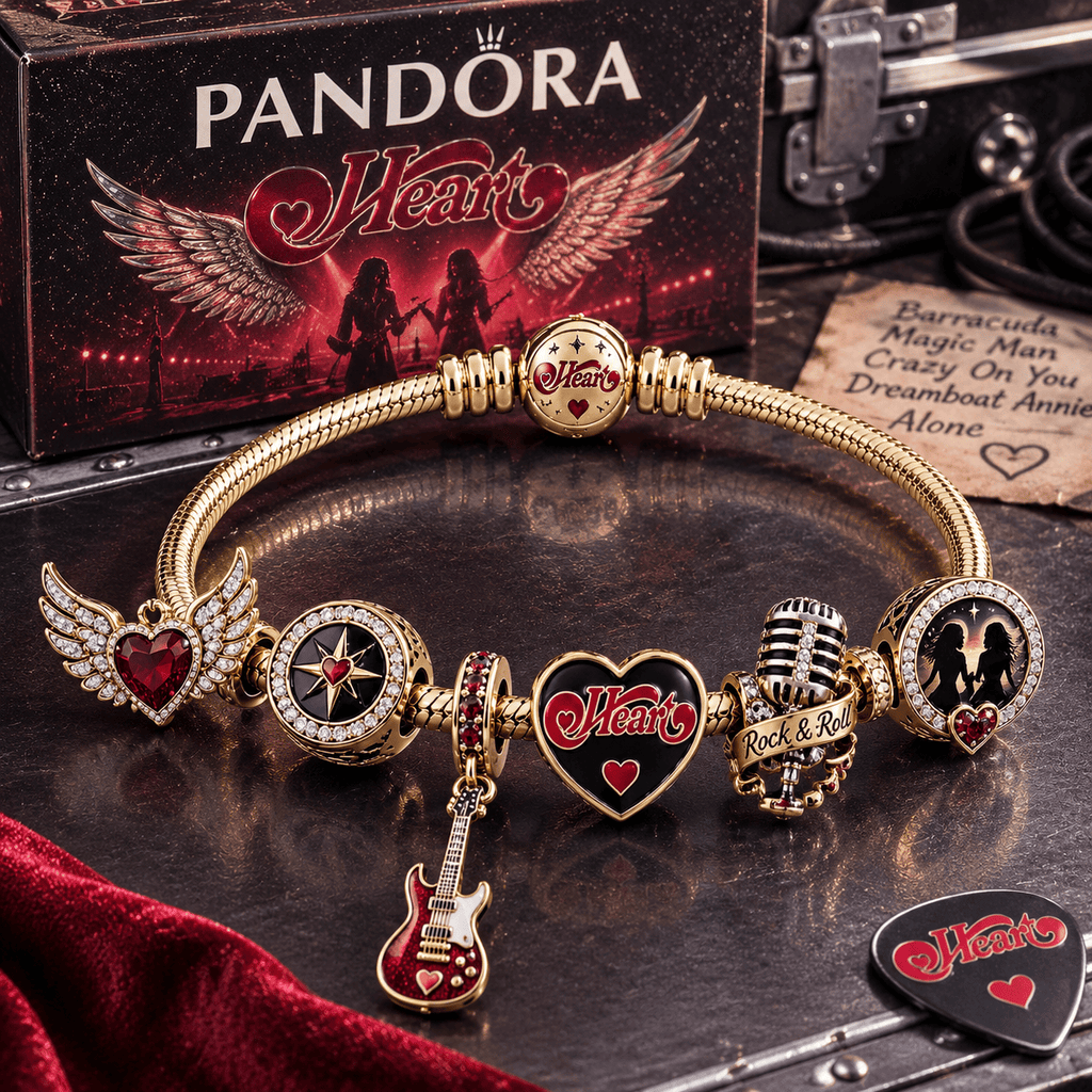 HRT Gold Charm Bracelet Set PTT