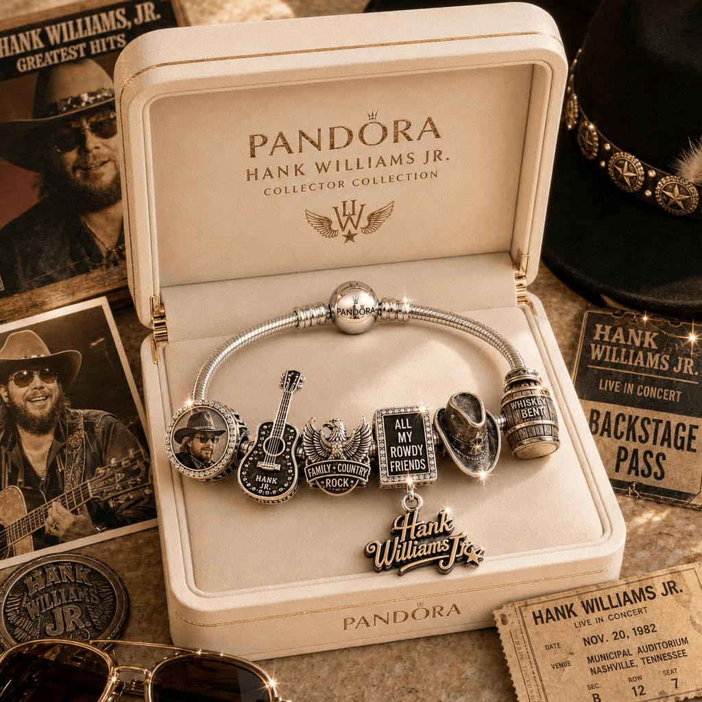 HWLJ Sliver Charm Bracelet Set NHVH