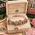 AKA Sliver Charm Bracelet Set NHVH