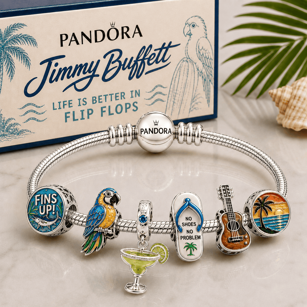 JBT Silver Charm Bracelet Set BMD