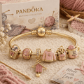 KNT Gold Charm Bracelet Set VTH