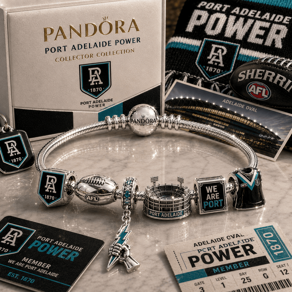 PADP Silver Charm Bracelet Set PNPA