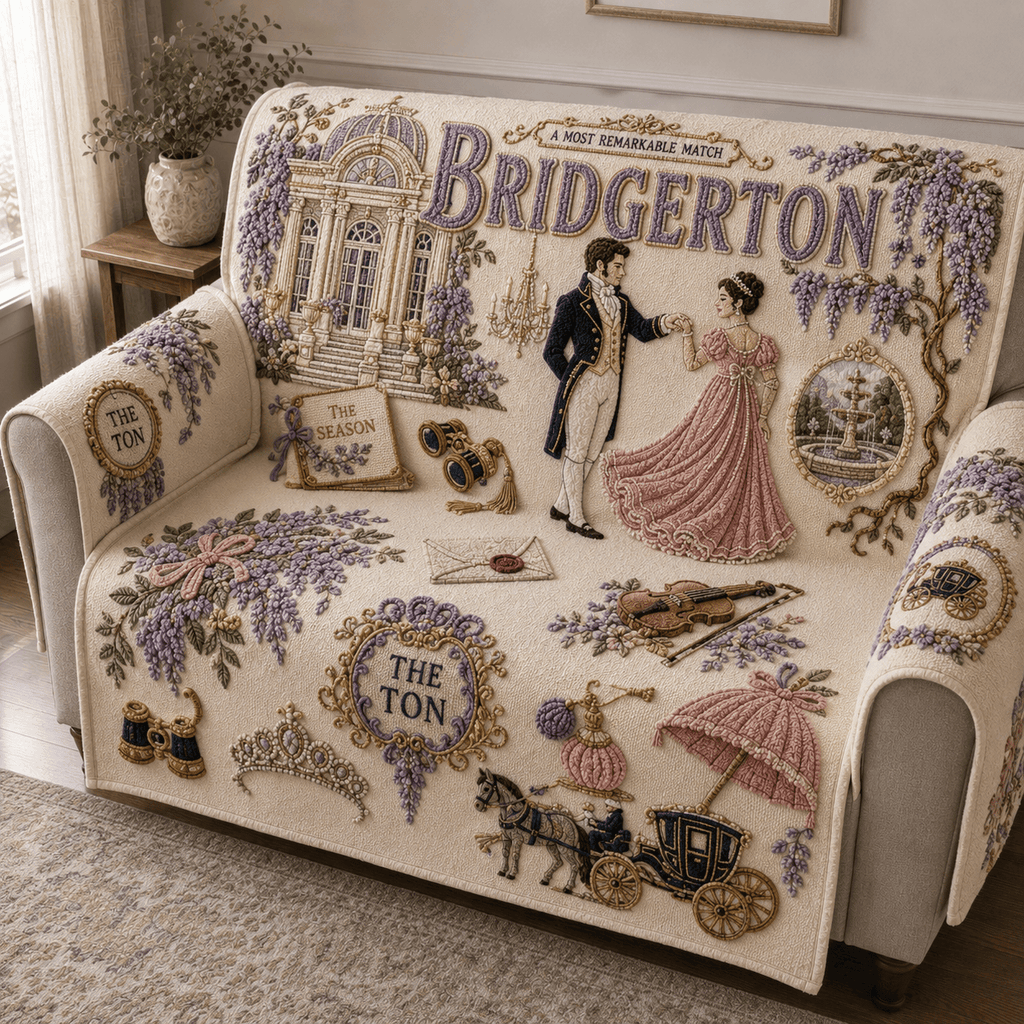 BDGT Tufted Sofa Cover & Pillow Set NTKO