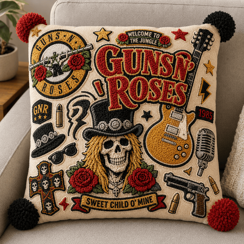 GNR Tufted Sofa Cover & Pillow Set NTKO