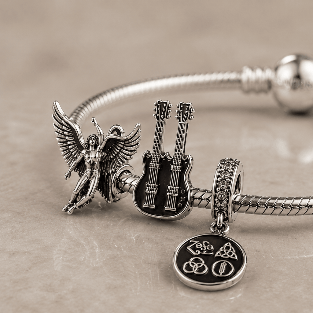 LZPL Silver Charm Bracelet Set HQH
