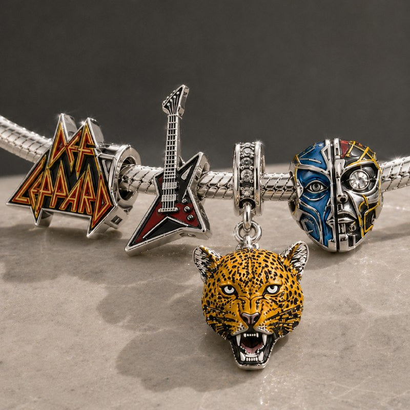 DLPR Silver Charm Bracelet Set NTVA