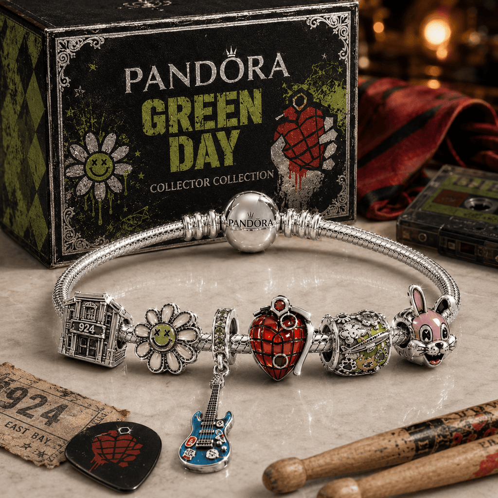 GRD Silver Charm Bracelet Set NTVA