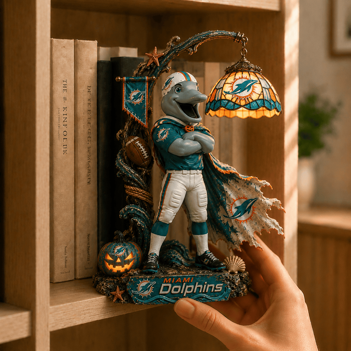 Premium MDP Bookshelf Figurines Lamp PDL