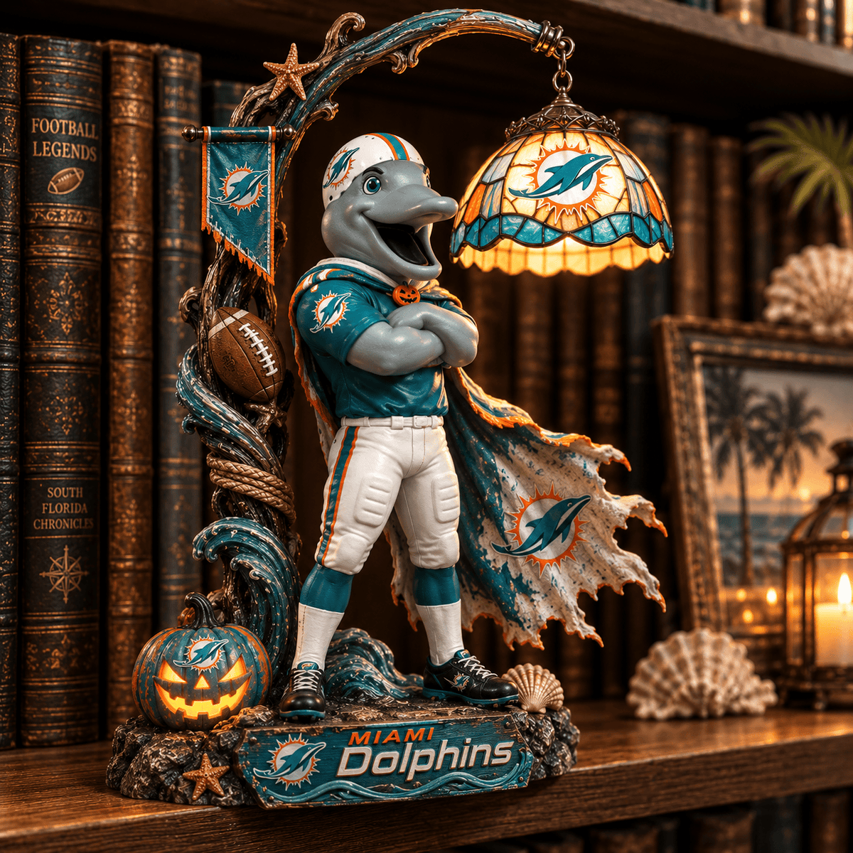 Premium MDP Bookshelf Figurines Lamp PDL
