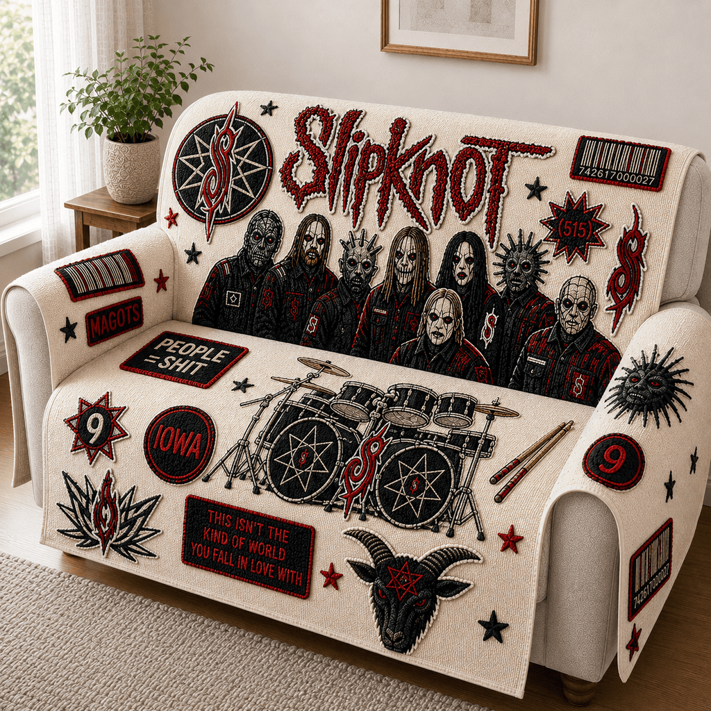 SLK Tufted Sofa Cover & Pillow Set NTKO