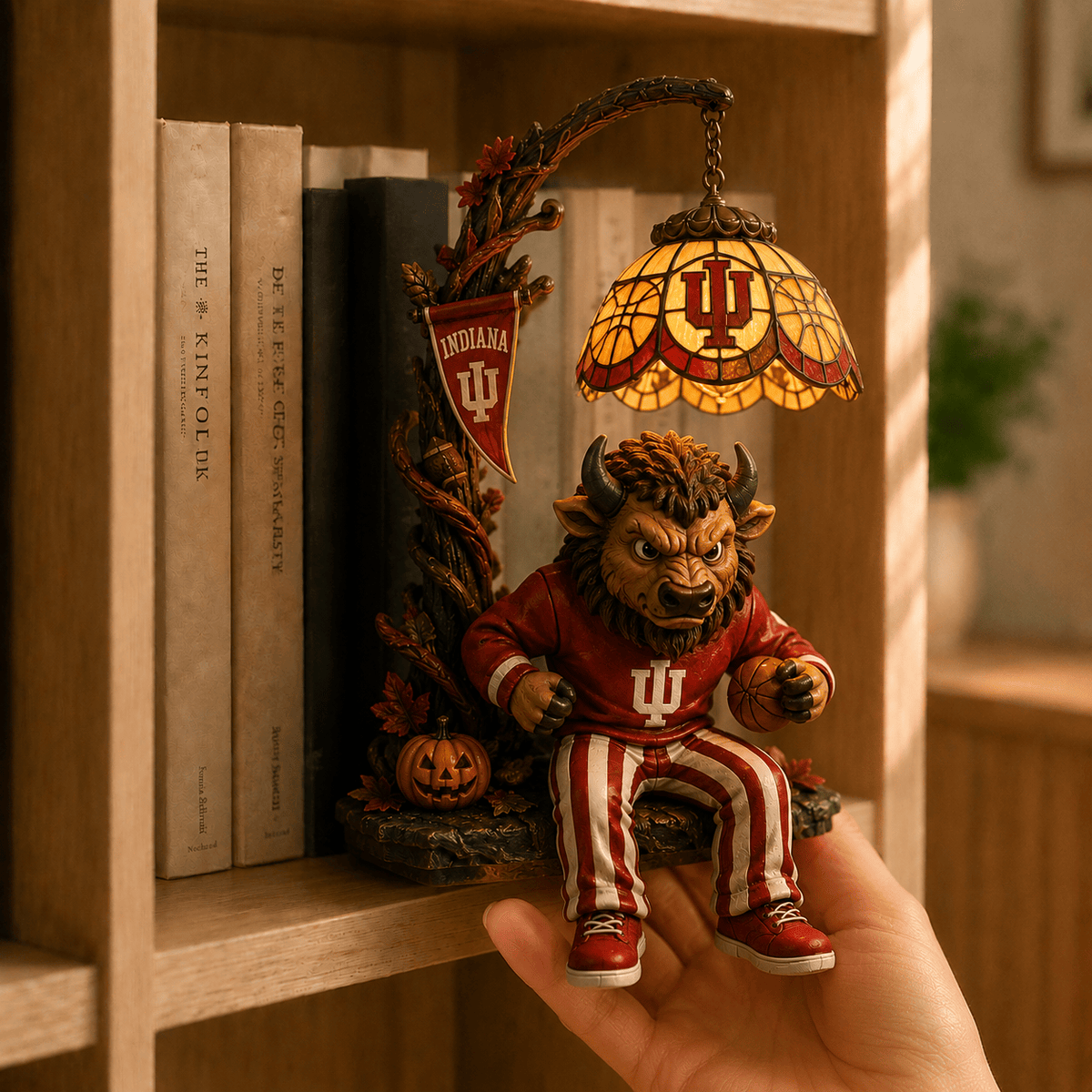 Premium IDH Bookshelf Figurines Lamp PDL