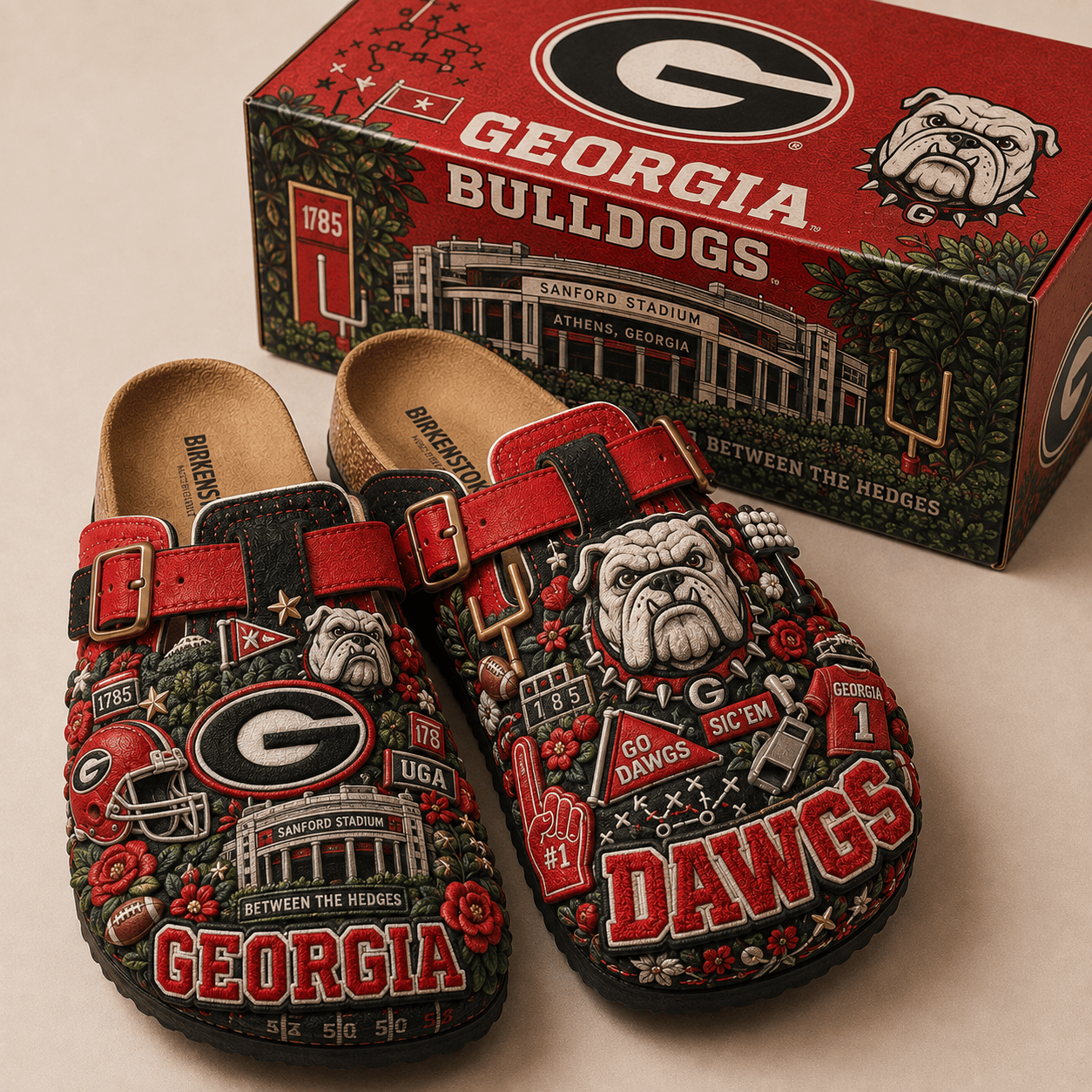 PREMIUM GGBD MINK SUEDE CLOGS TTNL