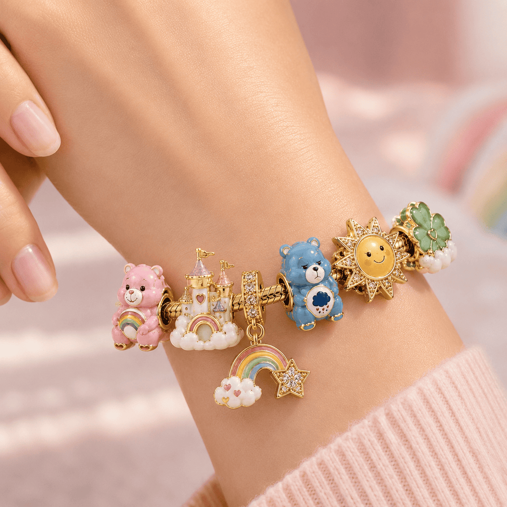 CRB Gold Charm Bracelet Set VTH