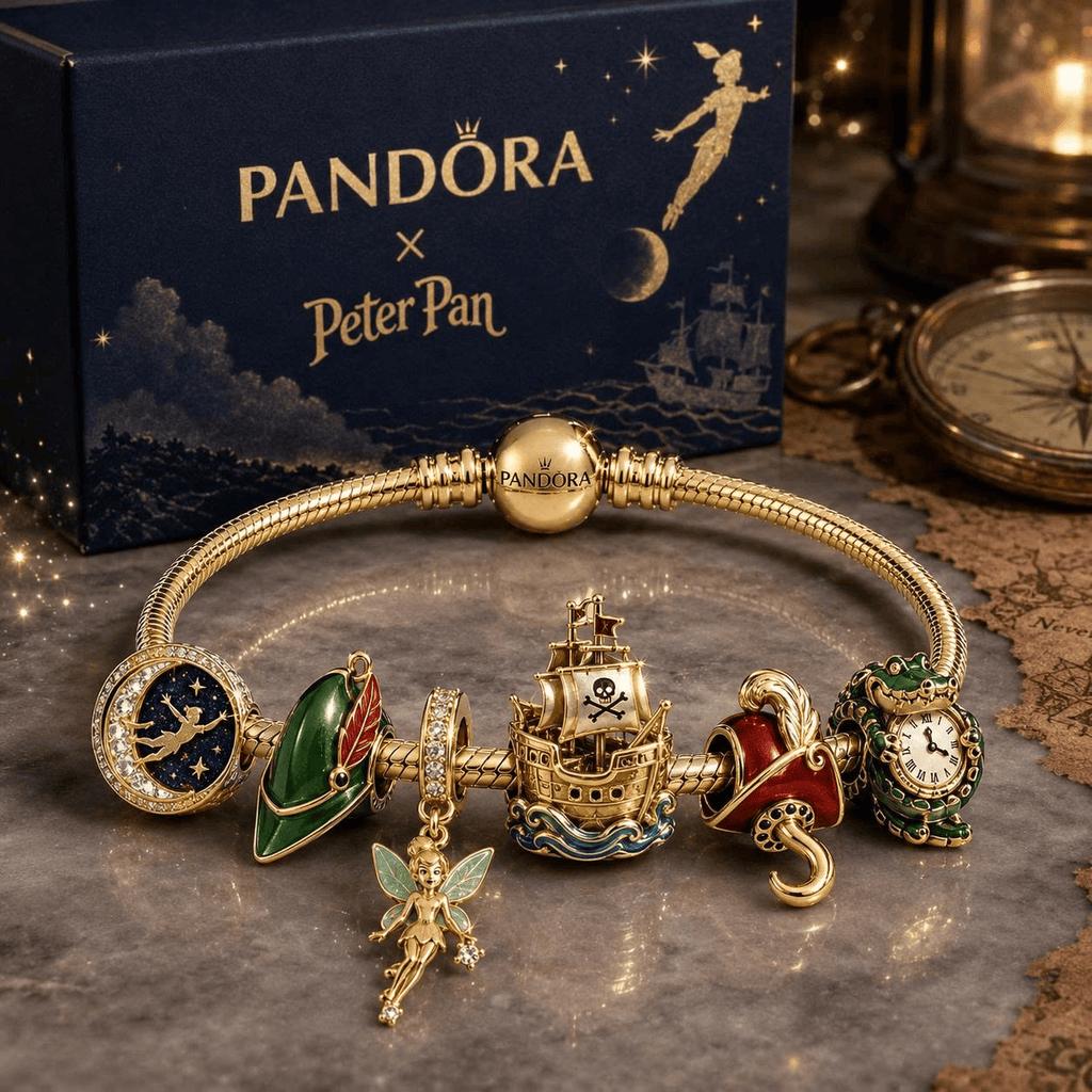 PTP Gold Charm Bracelet Set VTH