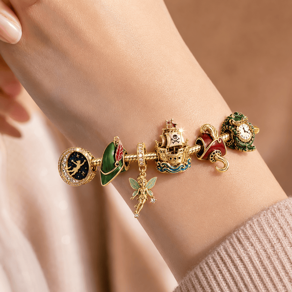 PTP Gold Charm Bracelet Set VTH