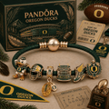 ORD round braided leather cord Charm Bracelet Set NHVH