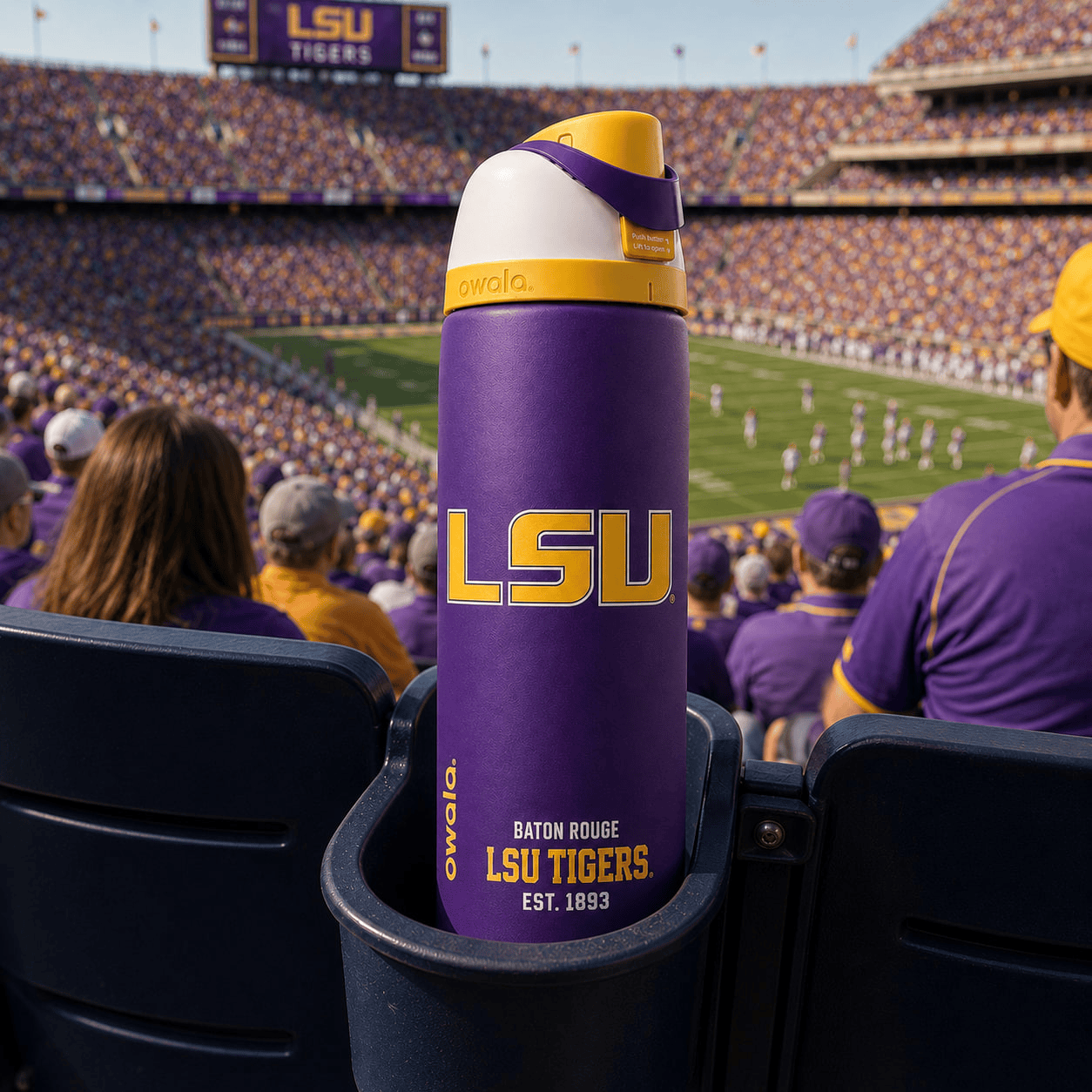 LSU Owala Water Bottle NHVH