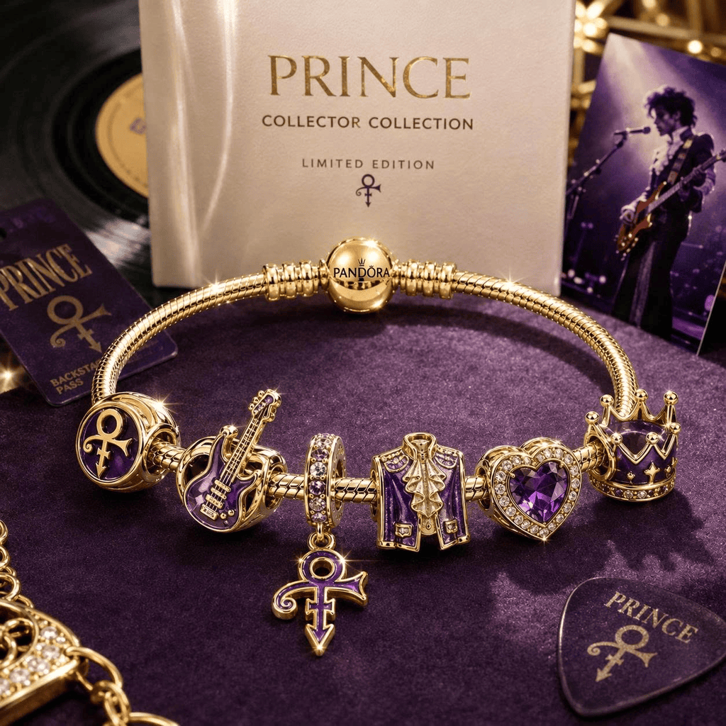 PRCE Gold Charm Bracelet Set VTH