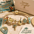 JBT Gold Charm Bracelet Set VTH