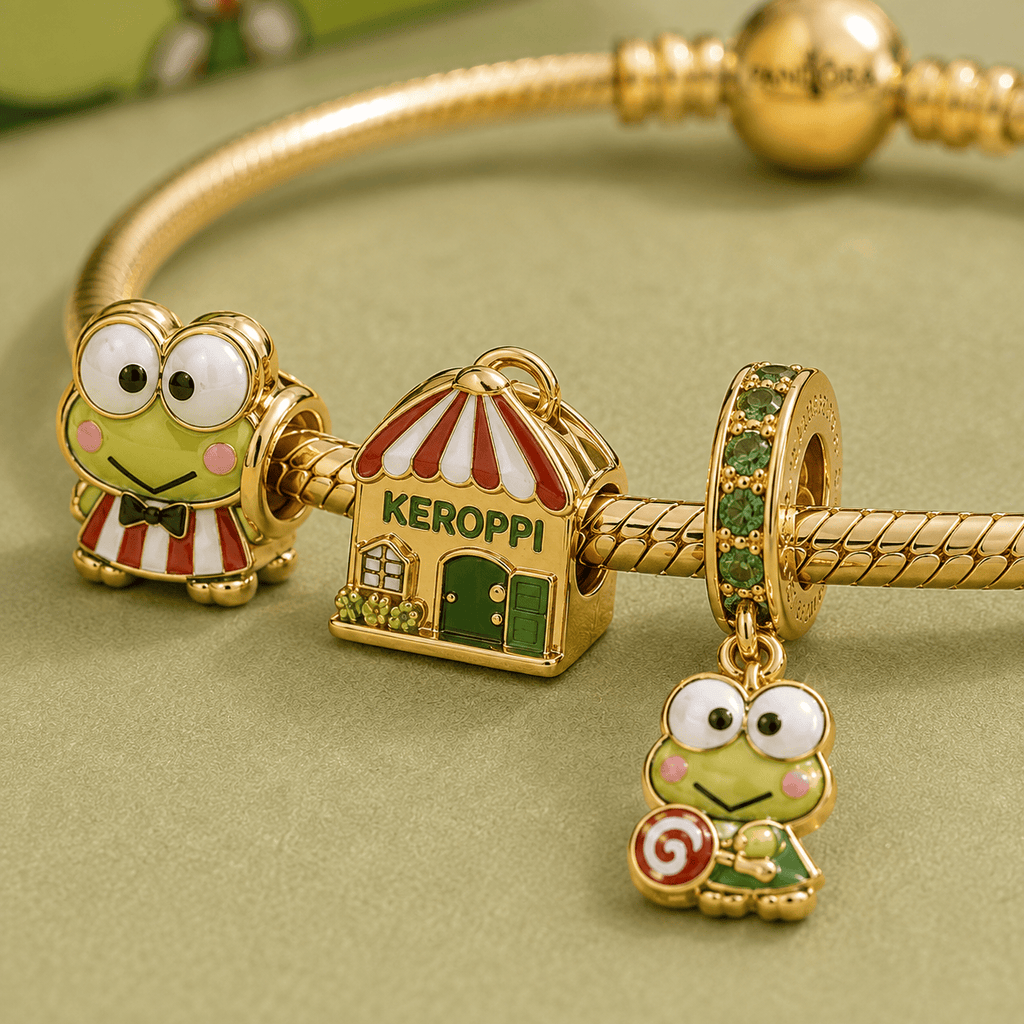 KRP Gold Charm Bracelet Set VTH