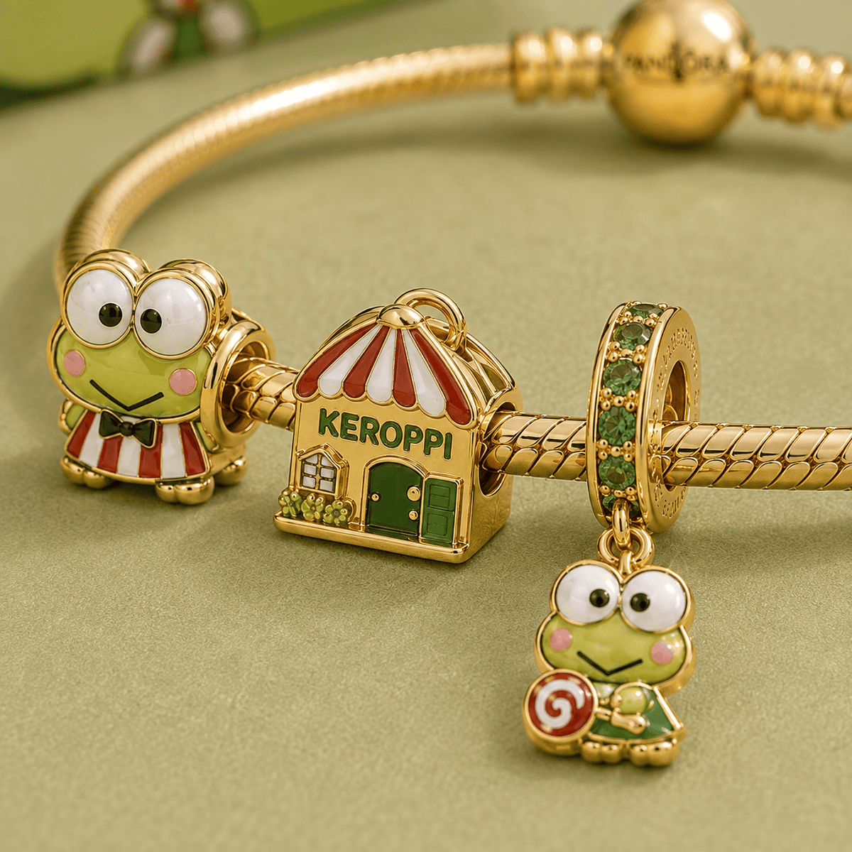KRP Gold Charm Bracelet Set VTH