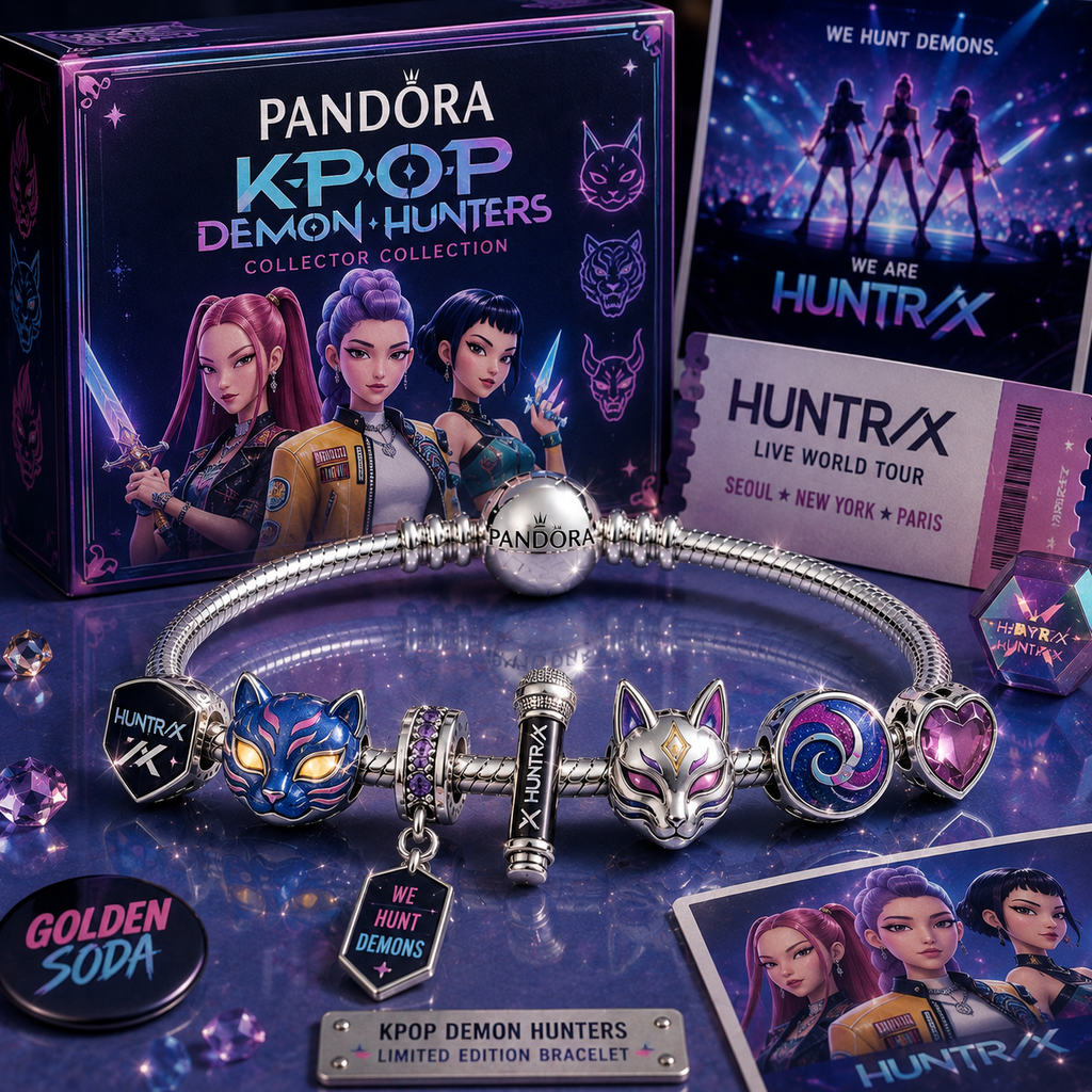 KDH Silver Charm Bracelet Set PNPA