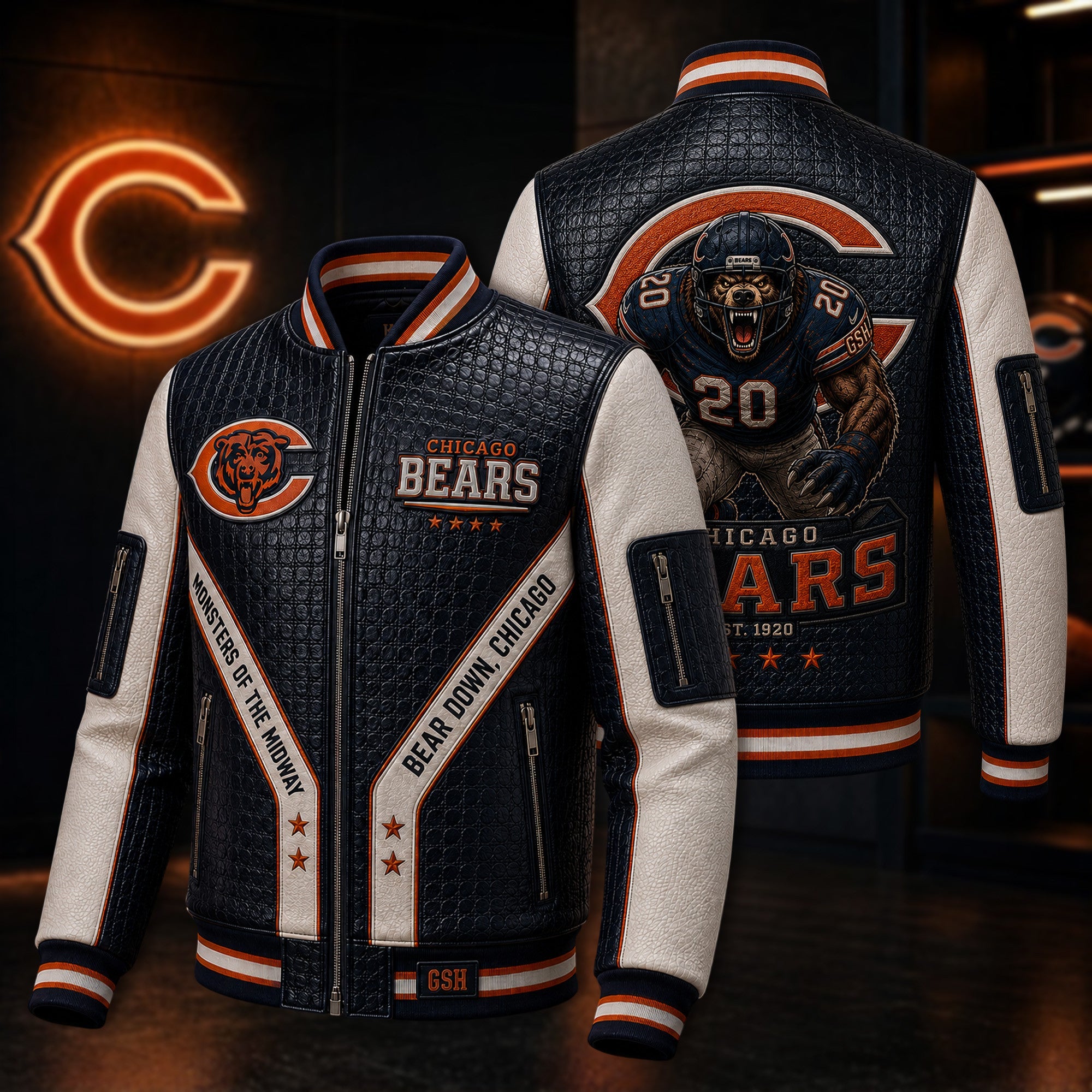 Premium CCB Leather Zipper Jacket TTMH