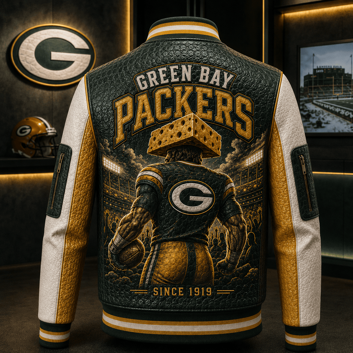 Premium GBP Leather Zipper Jacket TTMH