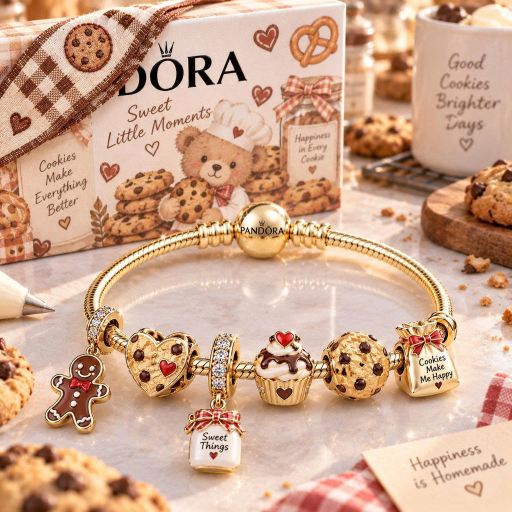COK Gold Charm Bracelet Set PTT