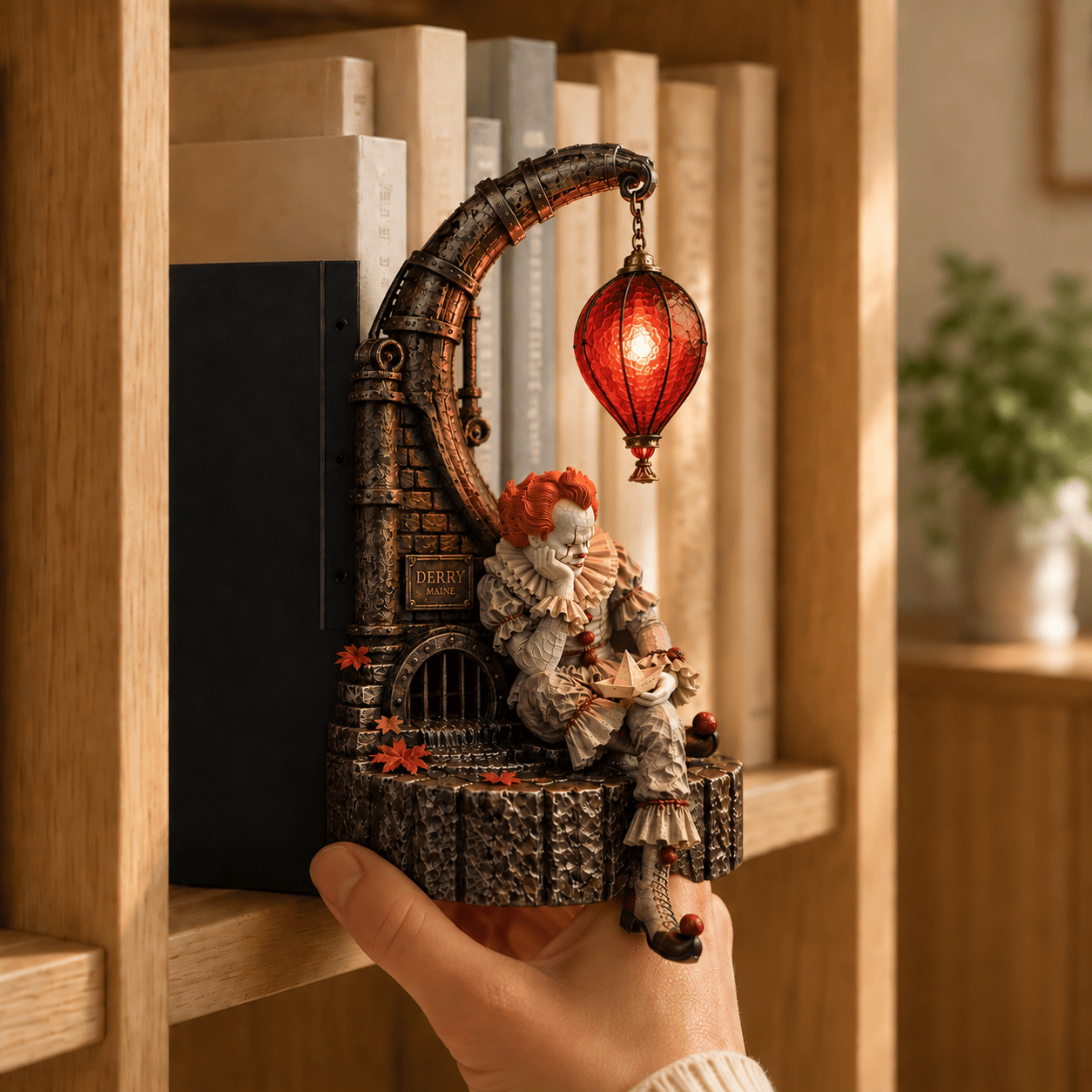 Premium PNW Bookshelf Figurines Lamp NTNA