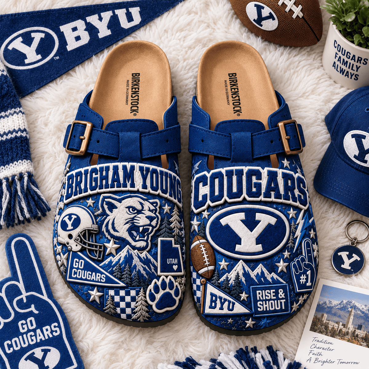 PREMIUM BYU MINK SUEDE CLOGS TTNL