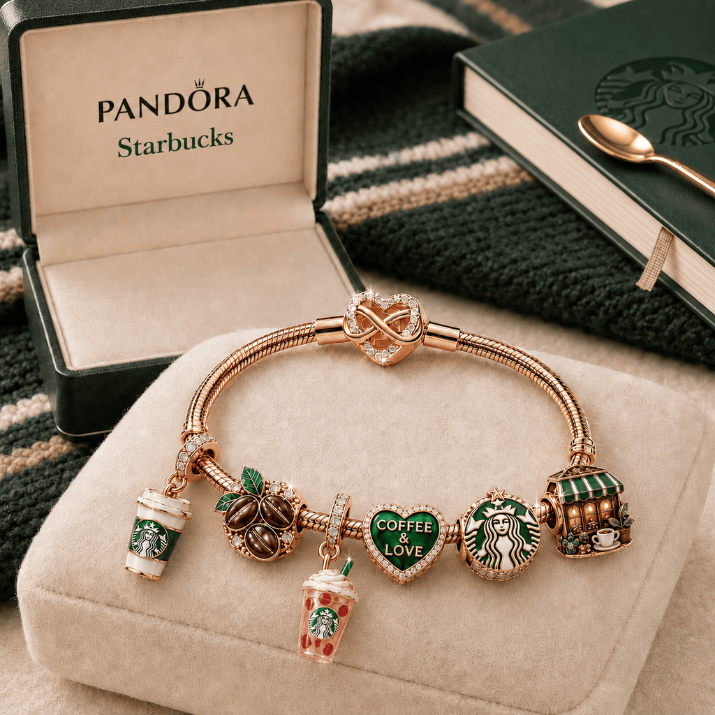 STBK Rose Gold Charm Bracelet Set TMH