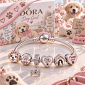 DG Silver Charm Bracelet Set TTN