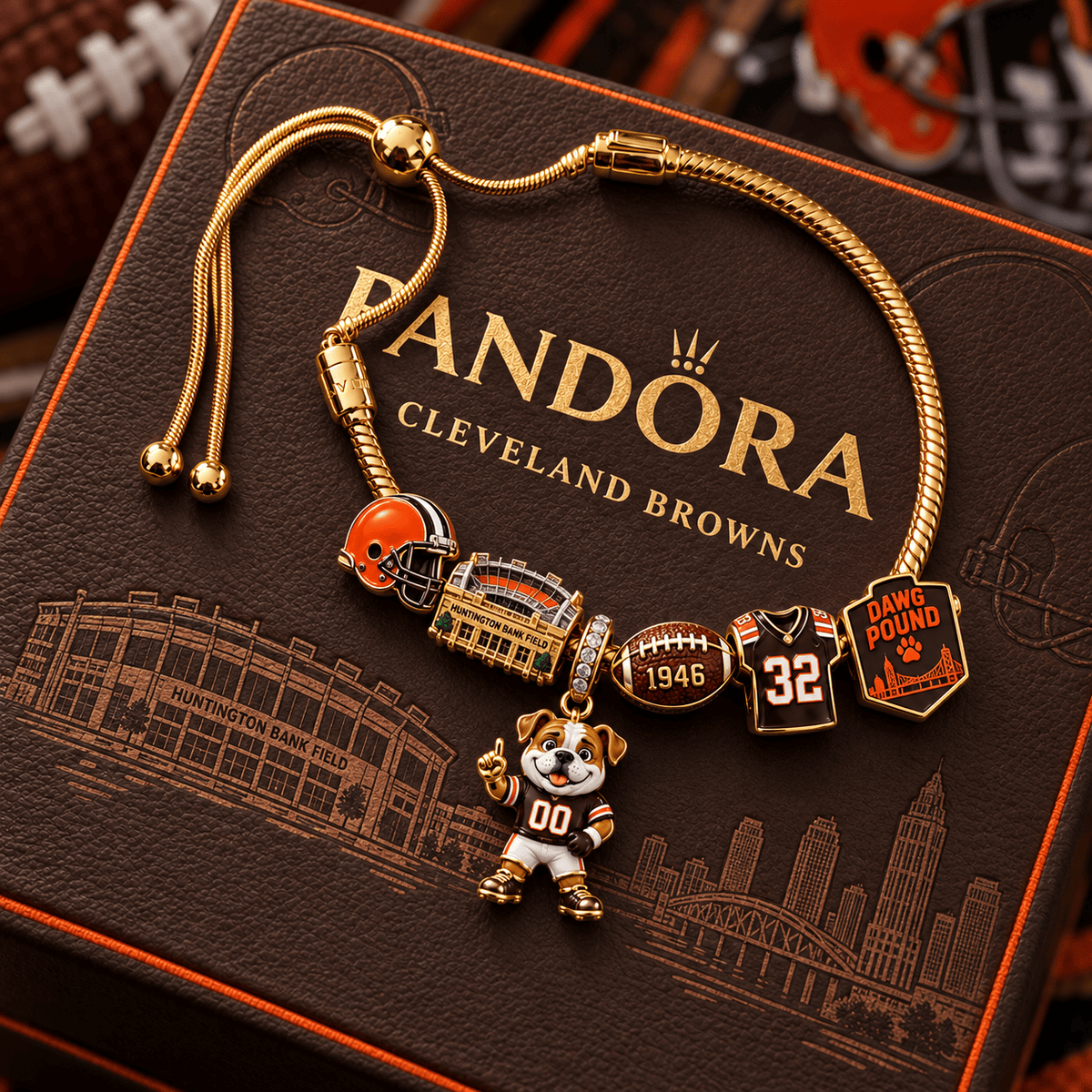 CLVB Silver Charm Bracelet Set NTVA