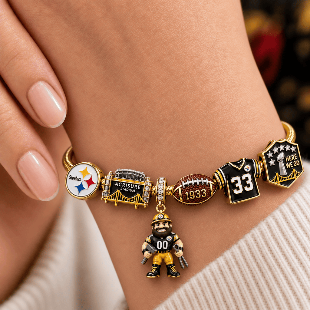 PBS Silver Charm Bracelet Set NTVA