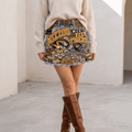 MSTG Embellished Denim Skirt NTKO