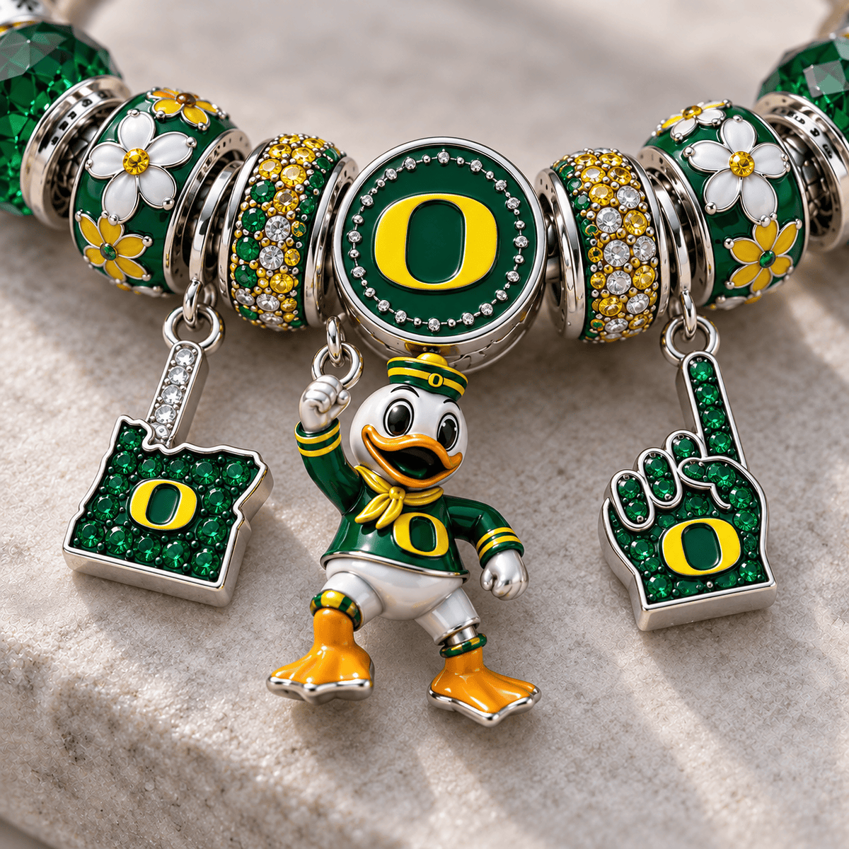 ORD Silver Charm Bracelet Set NTTB