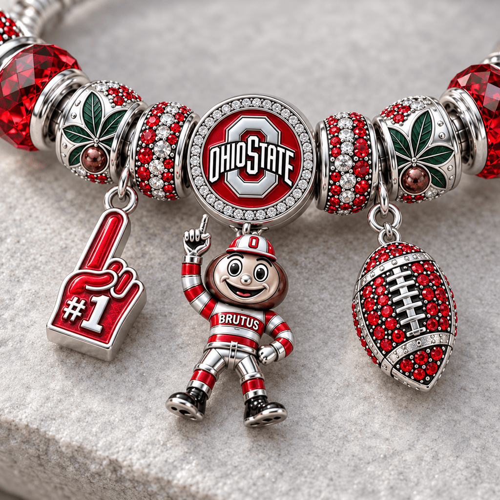OSB Silver Charm Bracelet Set NTTB