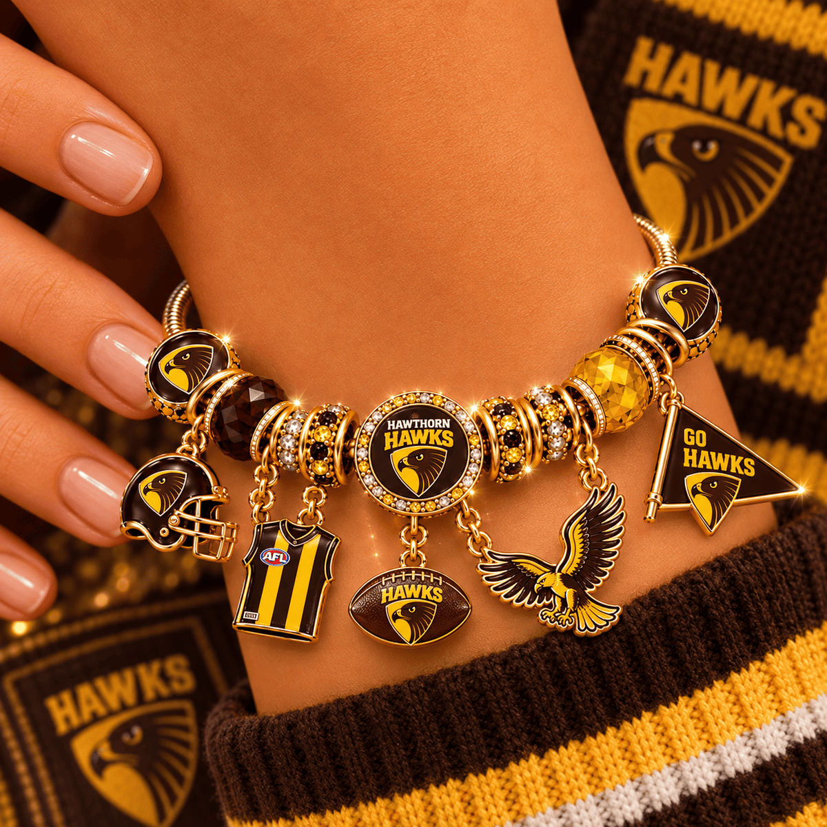 HTH Gold Charm Bracelet Set PNPA