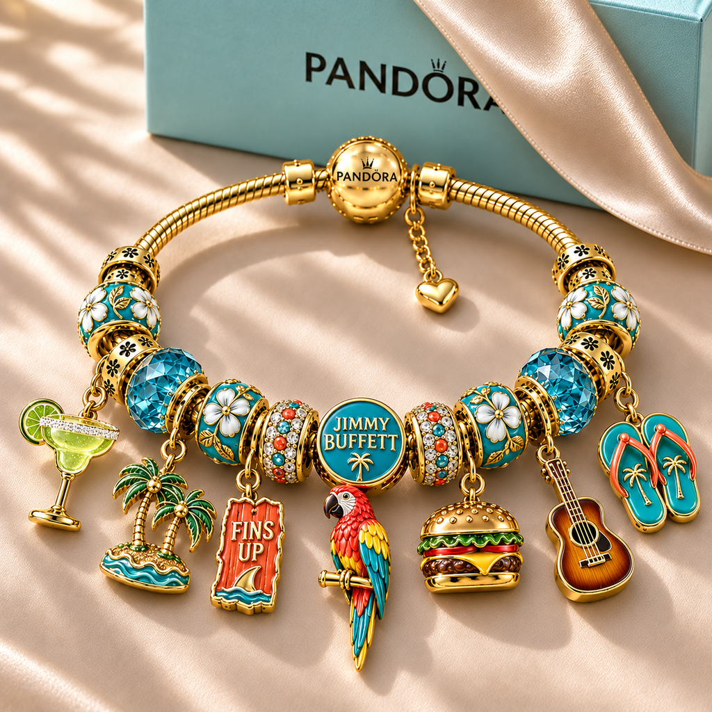 JBT Gold Charm Bracelet Set NHVH