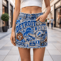 DTL Embellished Denim Skirt NTKO