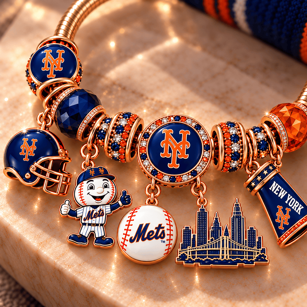 NYM Gold Charm Bracelet Set PNPA