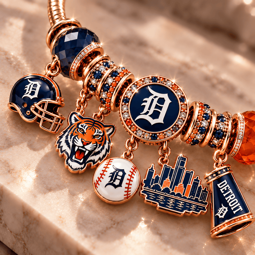 DTTG Gold Charm Bracelet Set PNPA