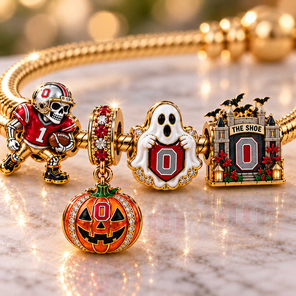 OSB Gold Charm Bracelet Set NHVH