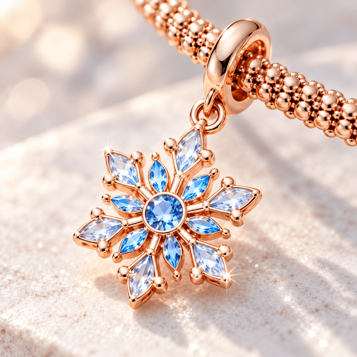 FRZ Rose Gold Charm Bracelet Set TTTT